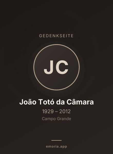 Gedenkportrait von João Totó da Câmara