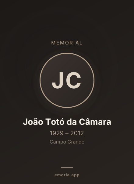 Memorial portrait of João Totó da Câmara