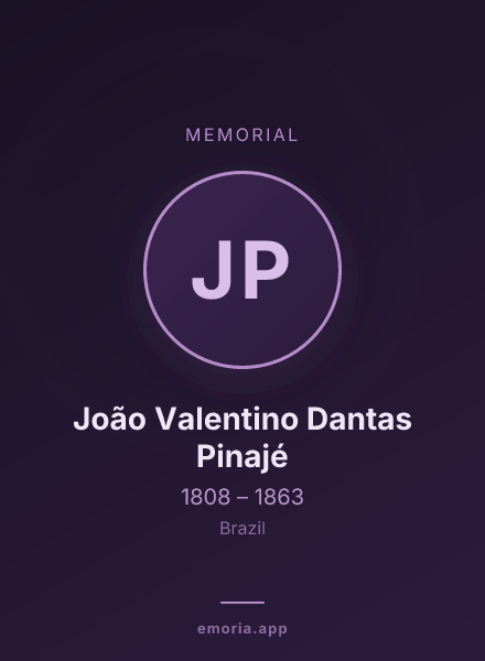 Memorial portrait of João Valentino Dantas Pinajé