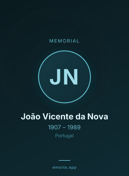 Memorial portrait of João Vicente da Nova
