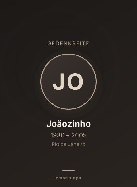 Gedenkportrait von Joãozinho