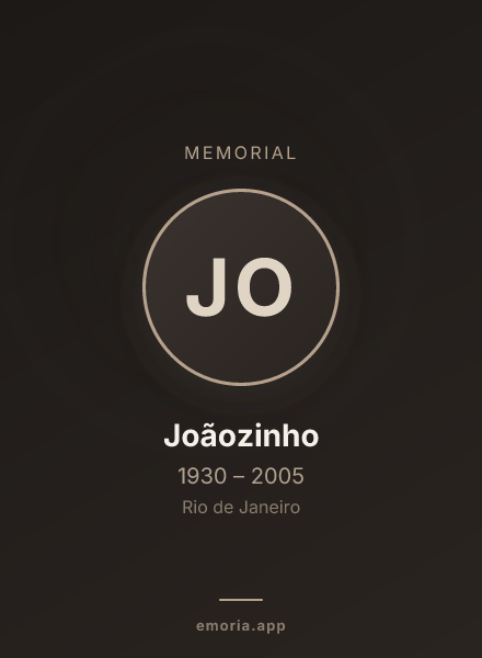 Memorial portrait of Joãozinho