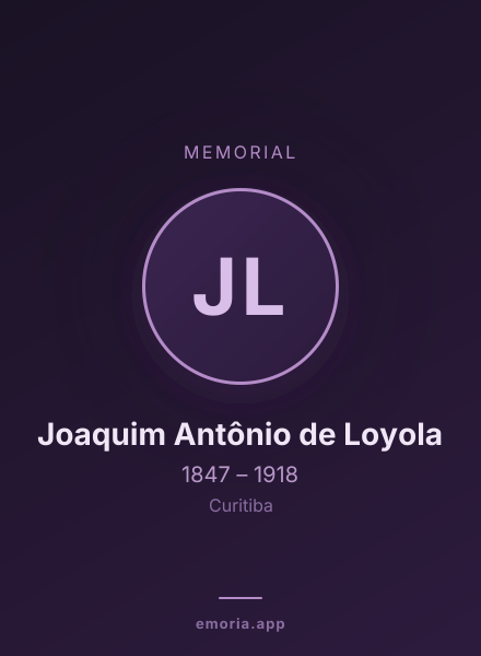 Memorial portrait of Joaquim Antônio de Loyola