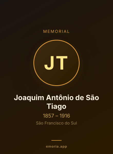 Memorial portrait of Joaquim Antônio de São Tiago