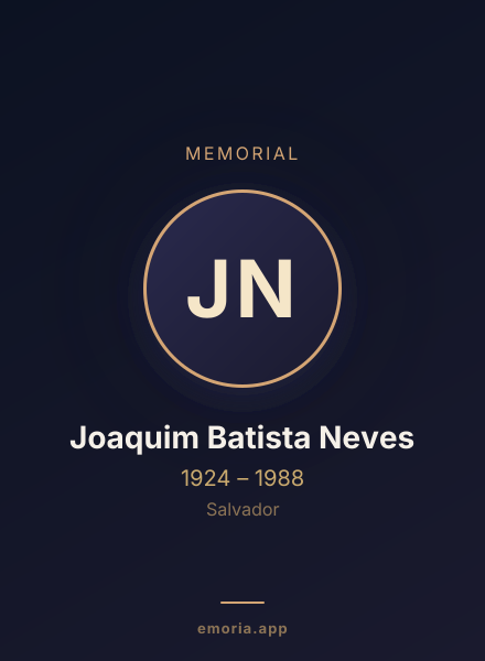 Memorial portrait of Joaquim Batista Neves