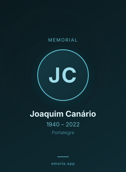 Memorial portrait of Joaquim Canário