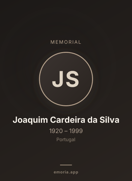 Memorial portrait of Joaquim Cardeira da Silva