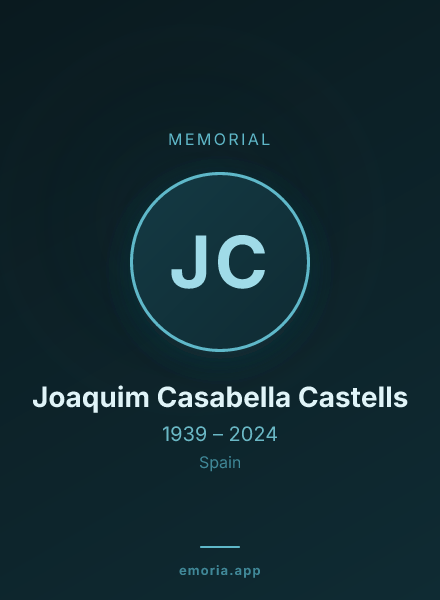 Memorial portrait of Joaquim Casabella Castells