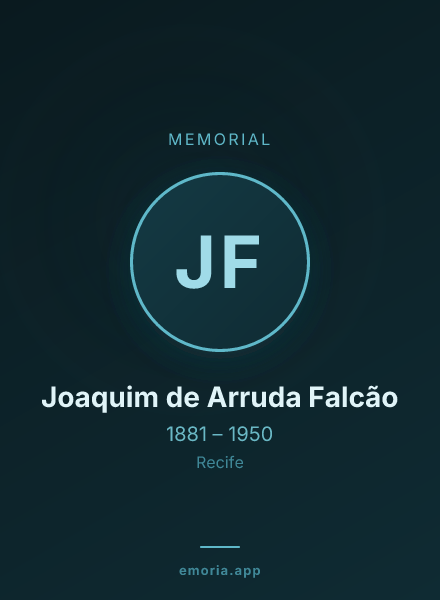 Memorial portrait of Joaquim de Arruda Falcão