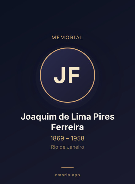 Memorial portrait of Joaquim de Lima Pires Ferreira