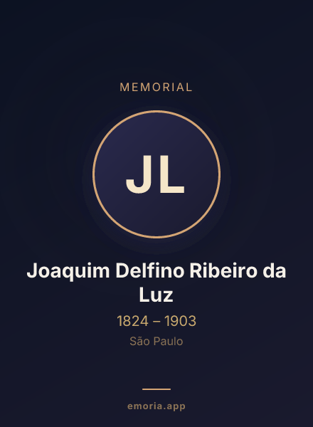 Memorial portrait of Joaquim Delfino Ribeiro da Luz