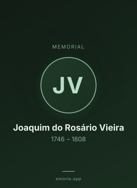 Memorial portrait of Joaquim do Rosário Vieira