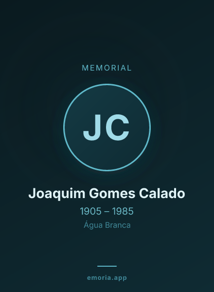 Memorial portrait of Joaquim Gomes Calado