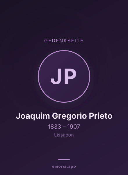 Gedenkportrait von Joaquim Gregorio Prieto