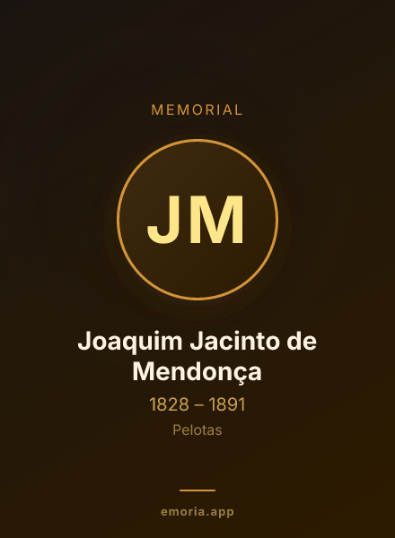 Memorial portrait of Joaquim Jacinto de Mendonça
