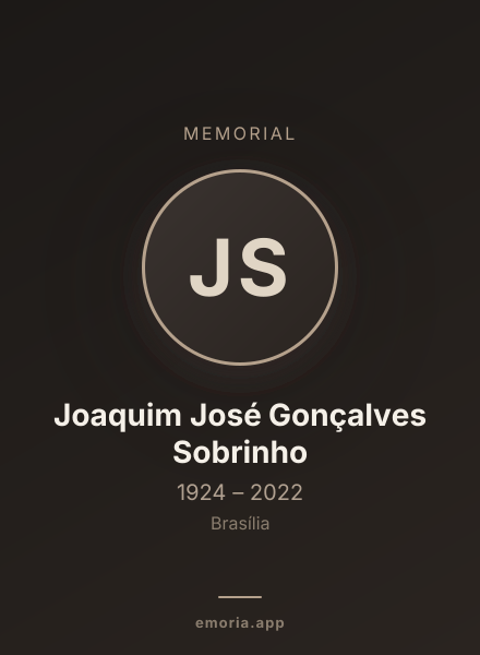 Memorial portrait of Joaquim José Gonçalves Sobrinho