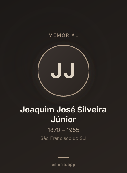 Memorial portrait of Joaquim José Silveira Júnior