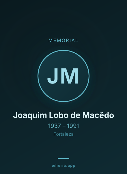 Memorial portrait of Joaquim Lobo de Macêdo