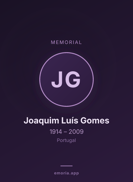 Memorial portrait of Joaquim Luís Gomes