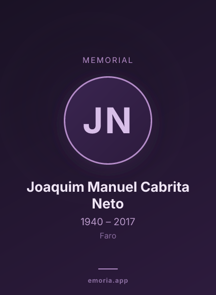 Memorial portrait of Joaquim Manuel Cabrita Neto