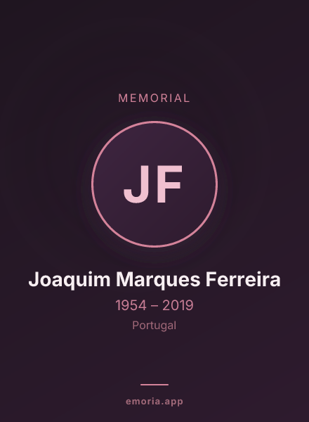 Memorial portrait of Joaquim Marques Ferreira