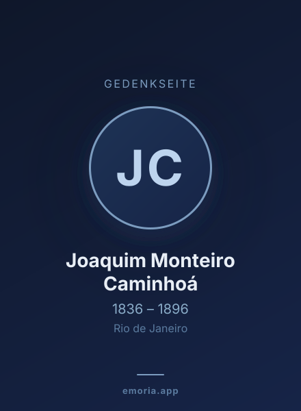 Gedenkportrait von Joaquim Monteiro Caminhoá