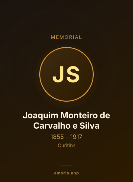 Memorial portrait of Joaquim Monteiro de Carvalho e Silva