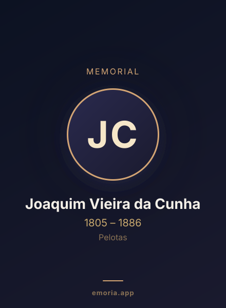 Memorial portrait of Joaquim Vieira da Cunha