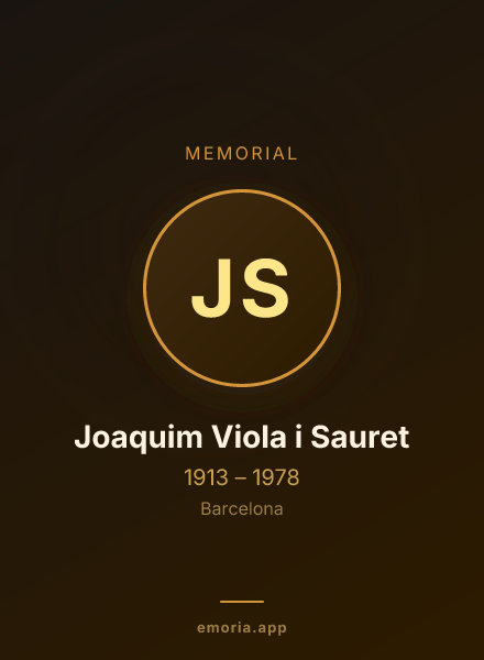 Memorial portrait of Joaquim Viola i Sauret