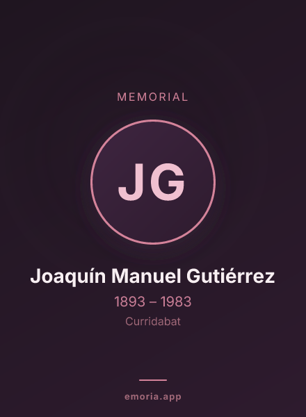 Memorial portrait of Joaquín Manuel Gutiérrez