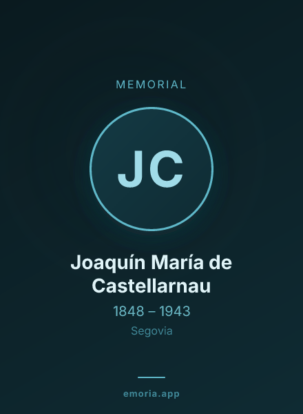 Memorial portrait of Joaquín María de Castellarnau
