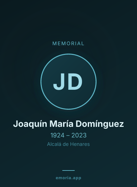 Memorial portrait of Joaquín María Domínguez