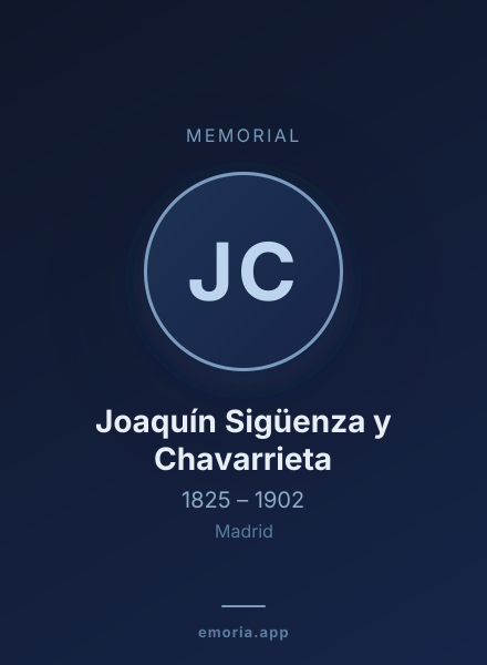 Memorial portrait of Joaquín Sigüenza y Chavarrieta