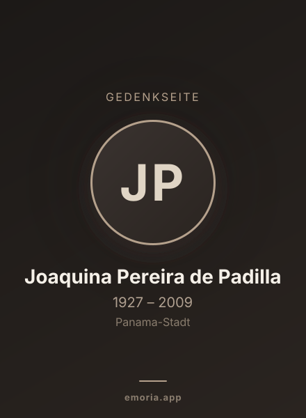 Gedenkportrait von Joaquina Pereira de Padilla