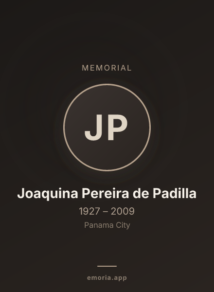Memorial portrait of Joaquina Pereira de Padilla