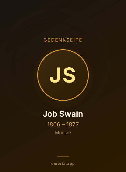 Gedenkportrait von Job Swain