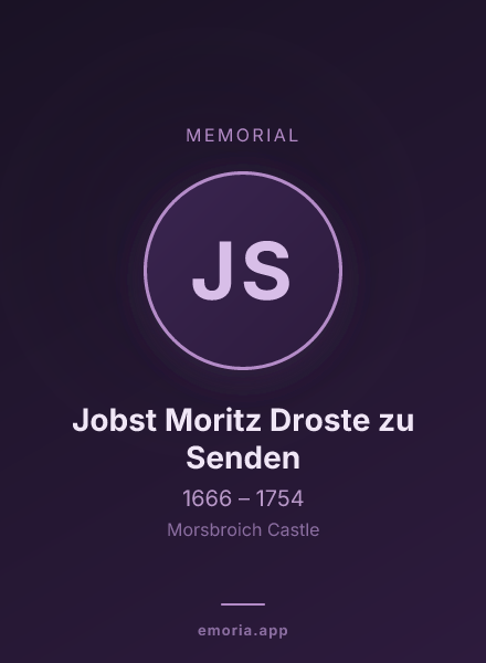 Memorial portrait of Jobst Moritz Droste zu Senden