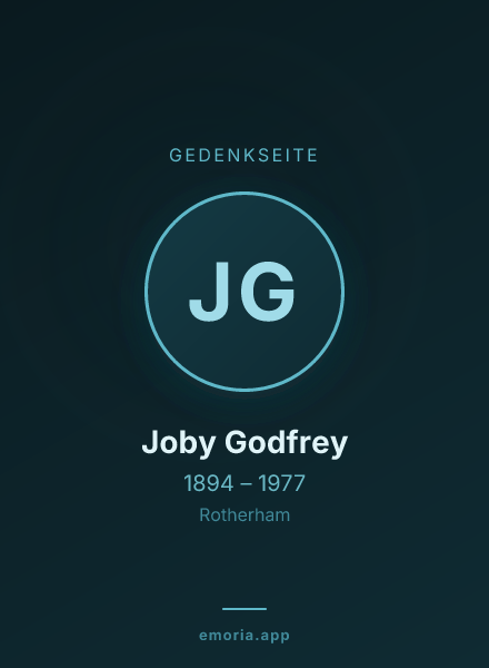 Gedenkportrait von Joby Godfrey