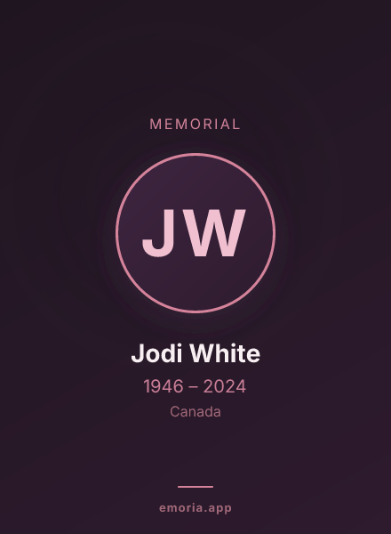 Memorial portrait of Jodi White