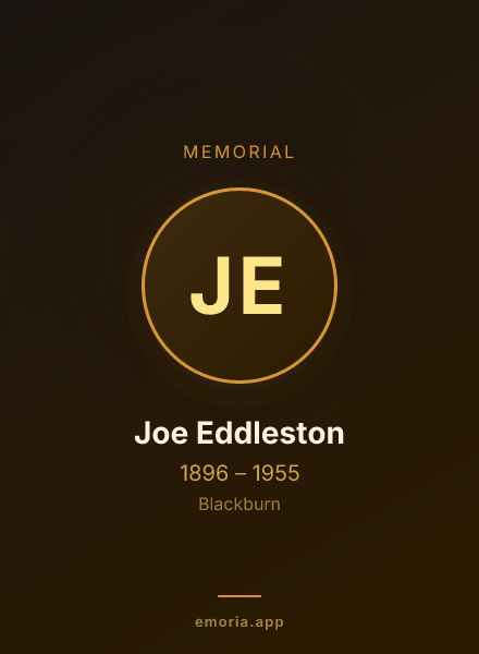 Memorial portrait of Joe Eddleston