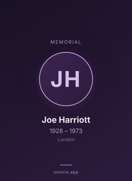 Memorial portrait of Joe Harriott