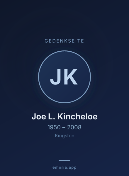 Gedenkportrait von Joe L. Kincheloe