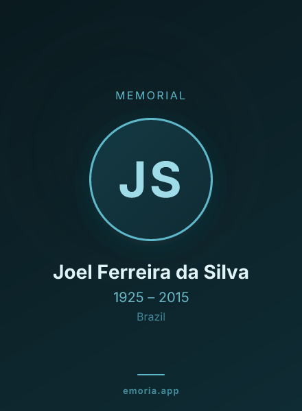 Memorial portrait of Joel Ferreira da Silva