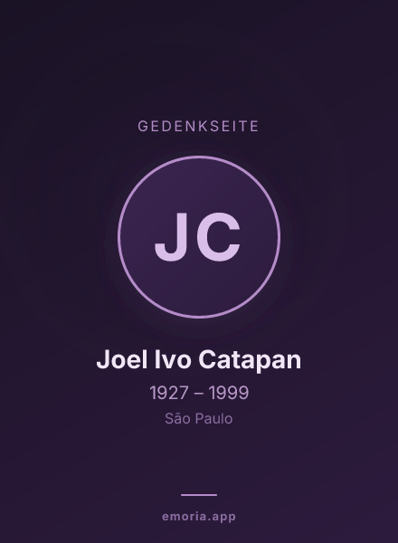 Gedenkportrait von Joel Ivo Catapan