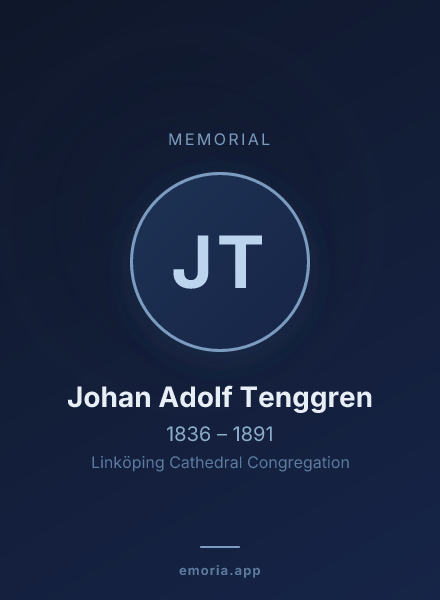 Memorial portrait of Johan Adolf Tenggren