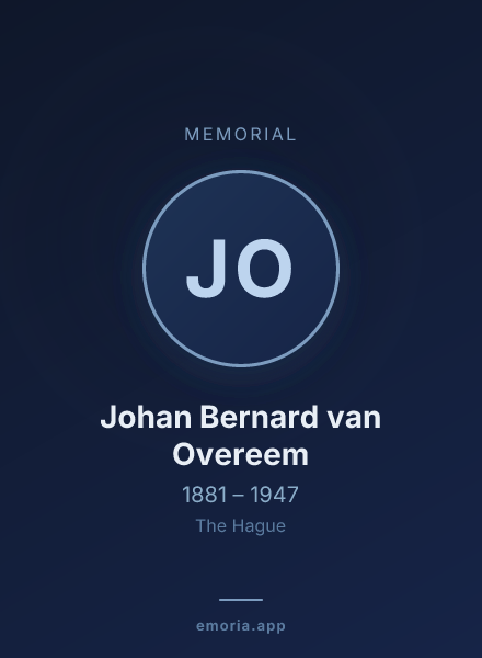 Memorial portrait of Johan Bernard van Overeem