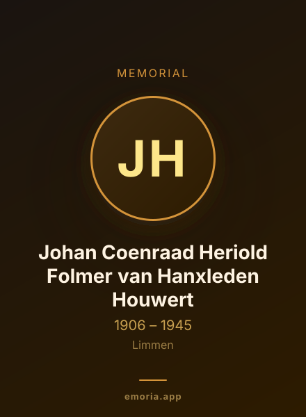 Memorial portrait of Johan Coenraad Heriold Folmer van Hanxleden Houwert