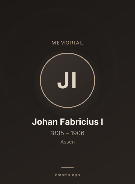 Memorial portrait of Johan Fabricius I