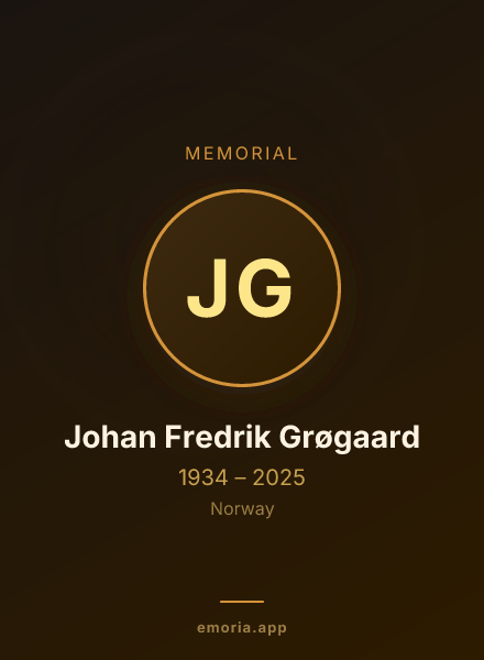 Memorial portrait of Johan Fredrik Grøgaard