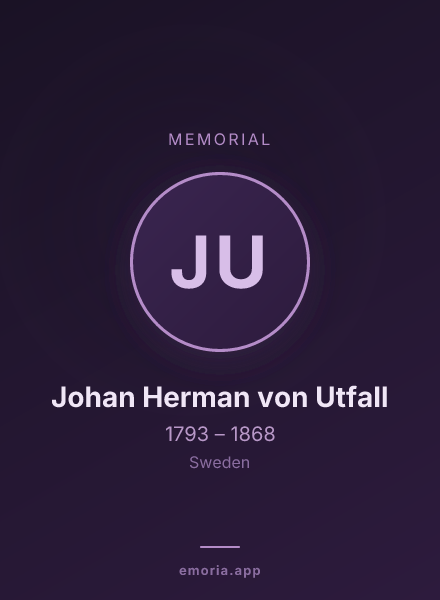 Memorial portrait of Johan Herman von Utfall